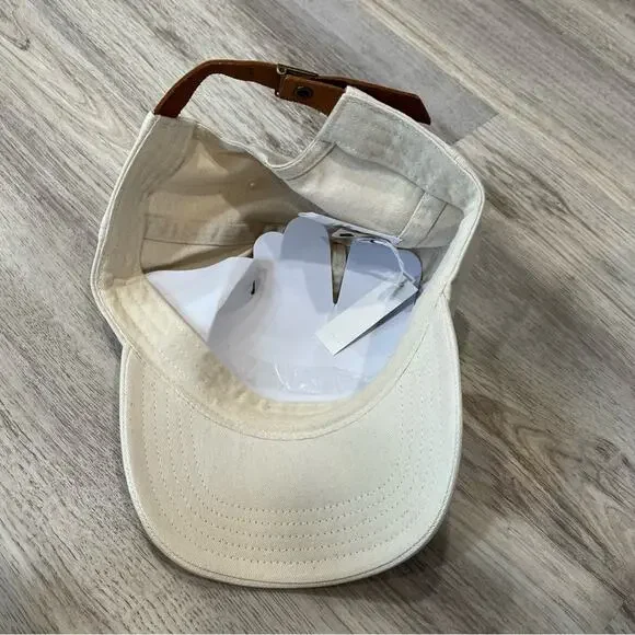 NEW Madewell Organic Cotton Broken-In Baseball Cap In Albaster MD497 - Picture 3 of 4